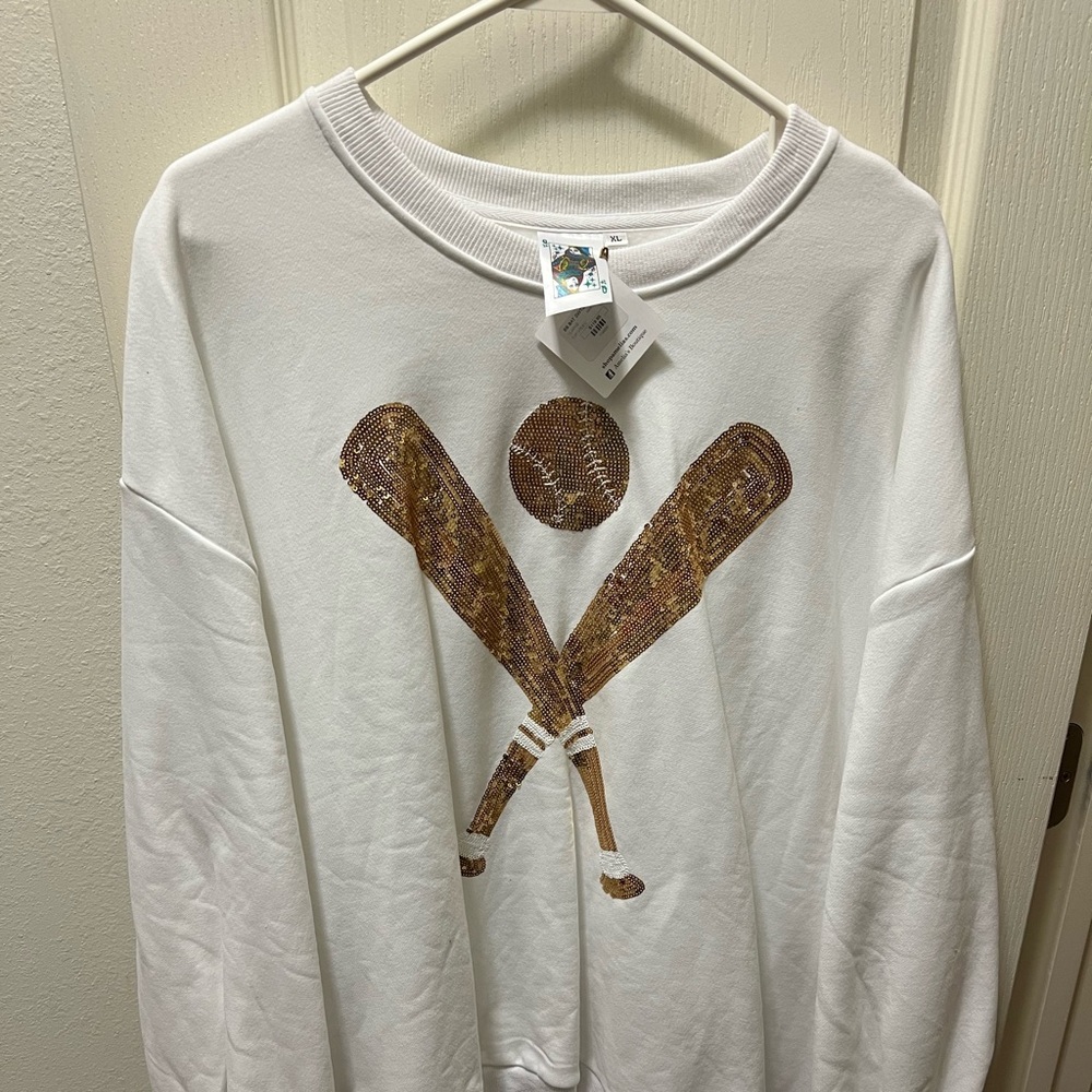 Queen of Sparkles Baseball Sweatshirt
